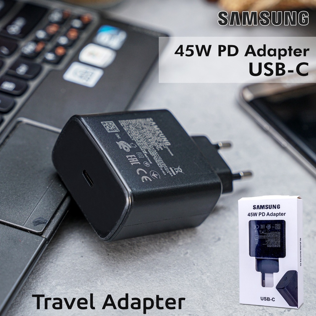 ADAPTOR BATOK SAMSUNG S20 S21 45 WATT ORI 99 FAST CHARGING