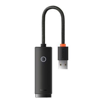 Baseus Lite Series Kabel Converter USB-A HUB Adaptor Ethernet To RJ45 LAN Port Internet Modem Komputer Laptop PC
