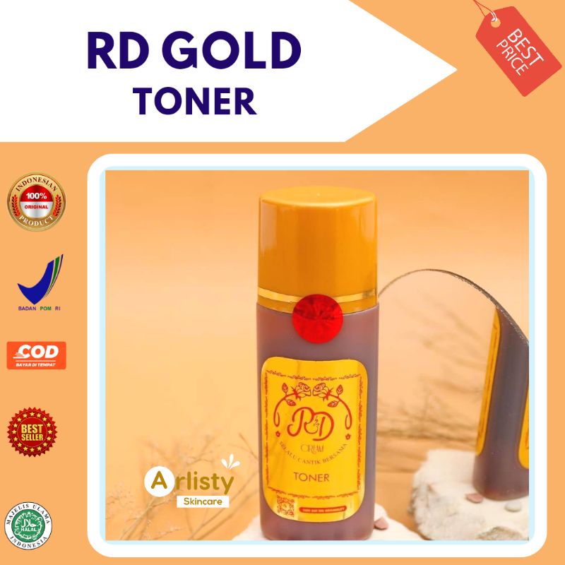 RD GOLD TONER RD CREAM RDE TONER TUMPH REJECT GLOW SKINCARE PONOROGO RD PREMIUM RD RINNA DIAZELA