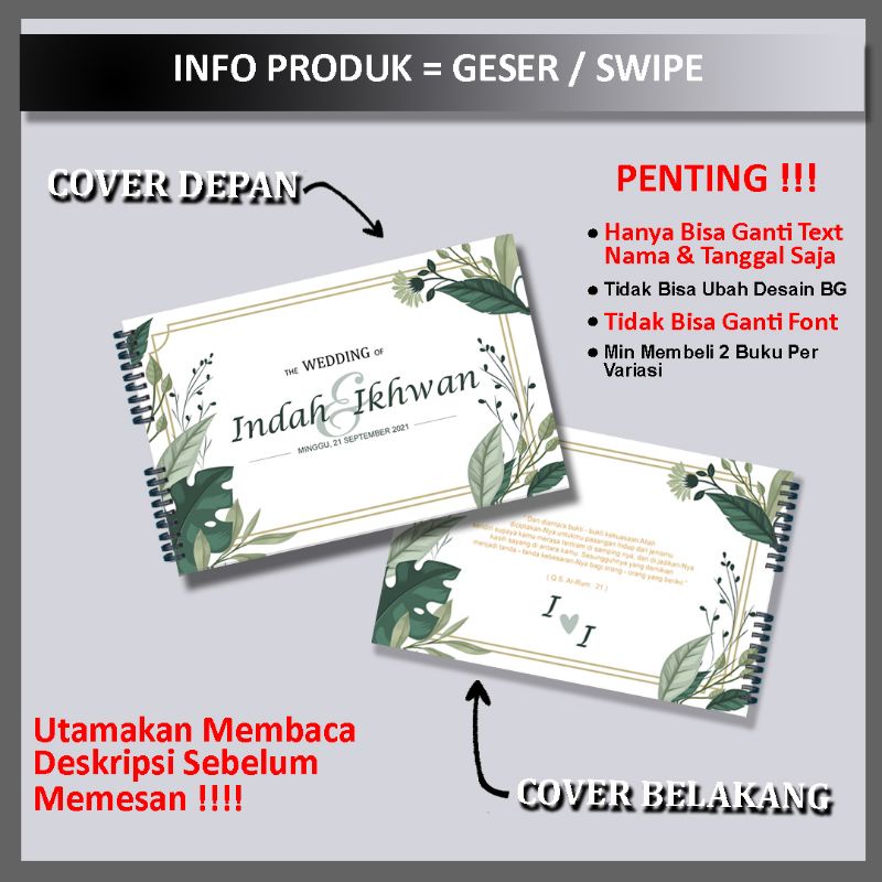 

BUKU TAMU PERNIKAHAN / CUSTOM BUKU TAMU PERNIKAHAN / BUKU TAMU UNDANGAN / BUKU TAMU / BUKU TAMU CUSTOM FOTO/ BUKU TAMU CUSTOM