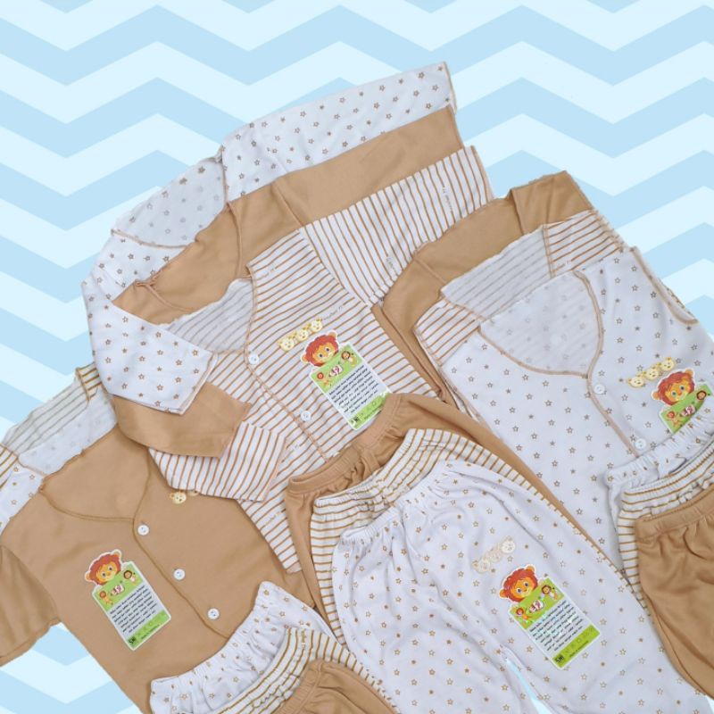 (18 Pcs) Baju Bayi Celana Bayi SNI Paket Perlengkapan Bayi Newborn E77 | Setelan Paket Lengkap Pakaian Bayi Baru lahir