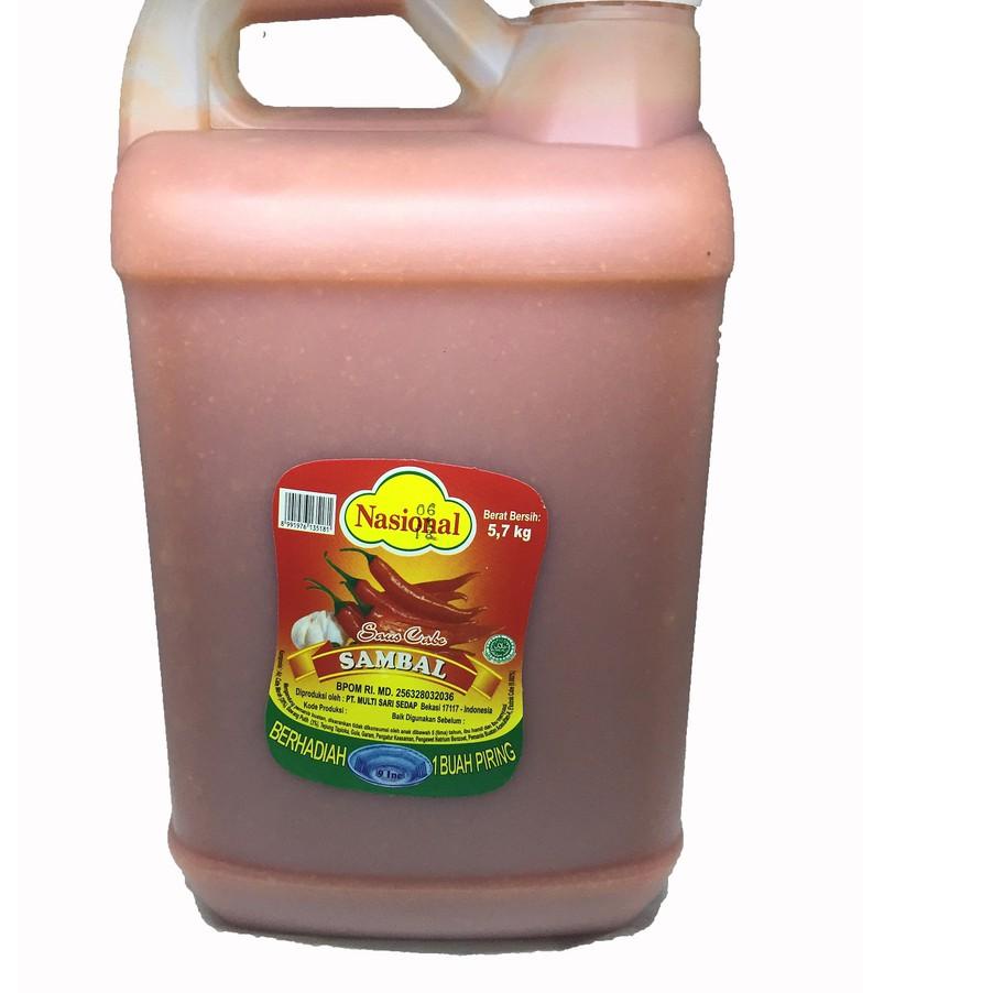 

♜ Saus Sambal Nasional Kiloan / 1 Drigent ➶