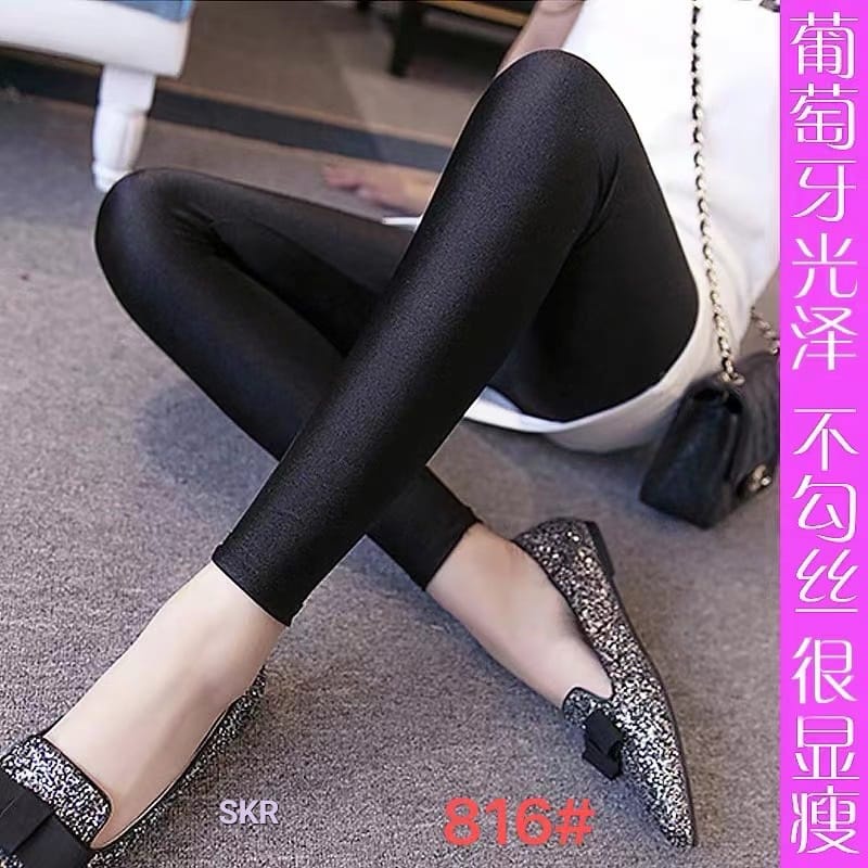 LEGGING PANJANG WANITA IMPORT BAHAN MENGKILAT