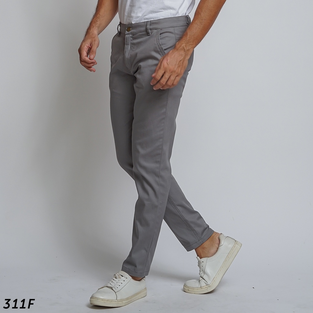HSRM Celana Gaffi Long Chino Light Grey 311 F