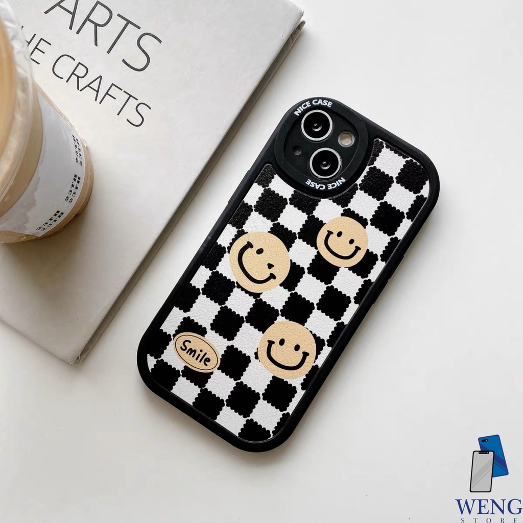 Softcase Oval Motif Emoji For Vivo Y22 Y16 Y91 Y91C Y01 Y1S Y12 Y15 Y17 Y20 Y20S Y12S Y15S Y33S Y30I Y50I Y21S Y21A Y21T Y21 Y30 Y50 Xiaomi Redmi 9A 9C 10A 10C