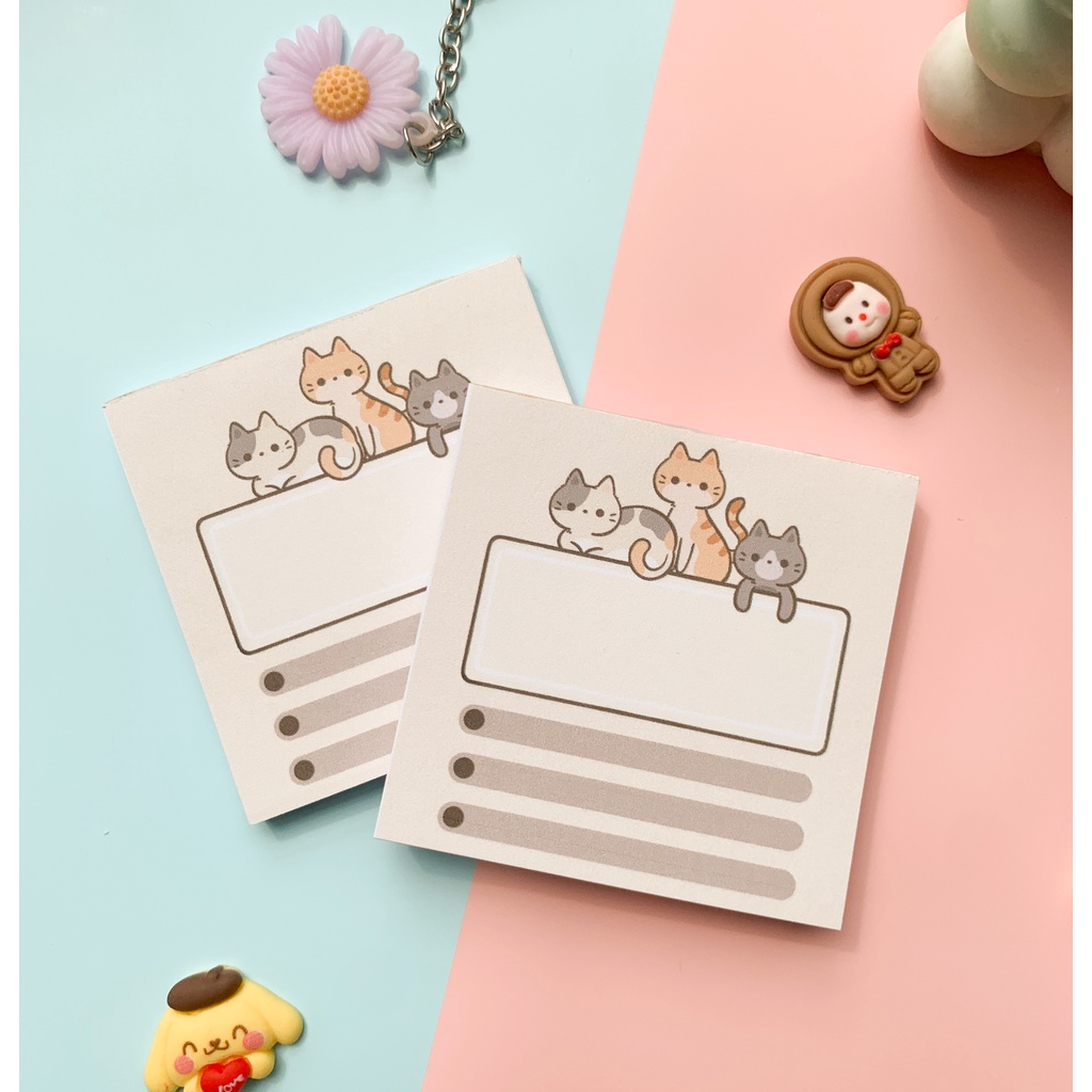 【GOGOMART】Kertas Memo Memopad Memo Notepad / Memo Catatan Bukan Sticky Notes Tempel - MM013