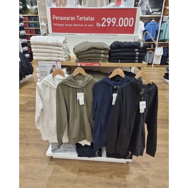 [READY]Jastip Uniqlo AIRism Jacket Hoodie