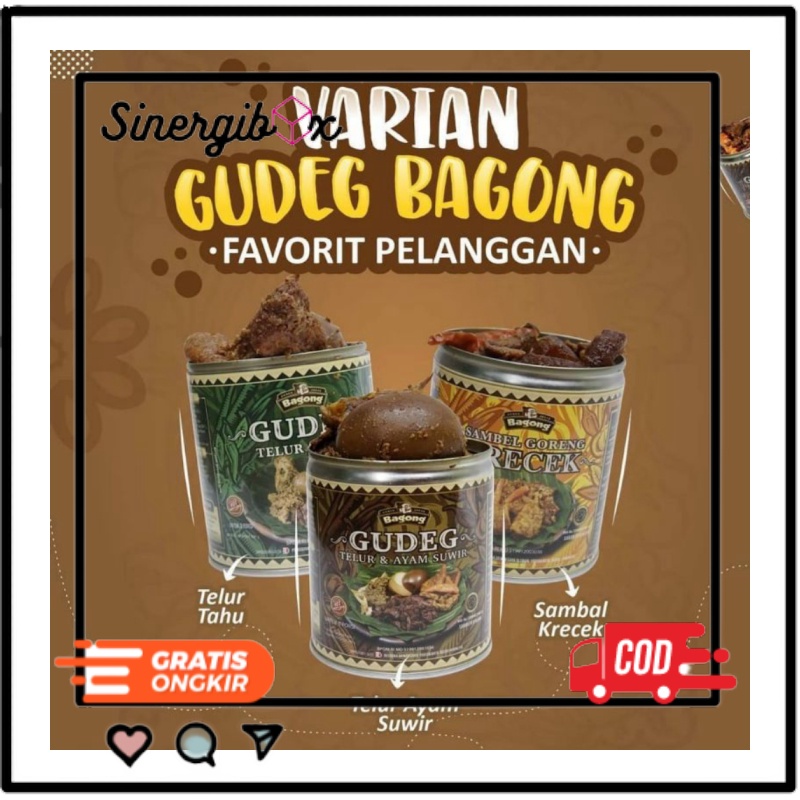 

Gudeg Bagong Gudeg Kaleng Jogja Best Seller 3in1