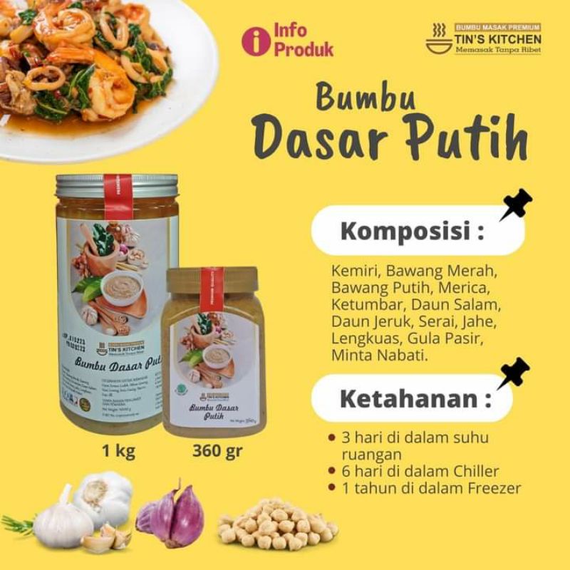 

Bumbu Dasar Putih Tins Kitchen