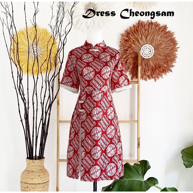 cheongsam anak dan dewasa/dress imlek terbaru/baju imlek keluarga/dress imlek anak dan dewasa /CNY dress