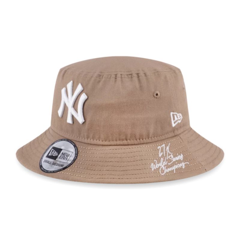 Bucket Hat New Era Cap New York Yankees Brown Original