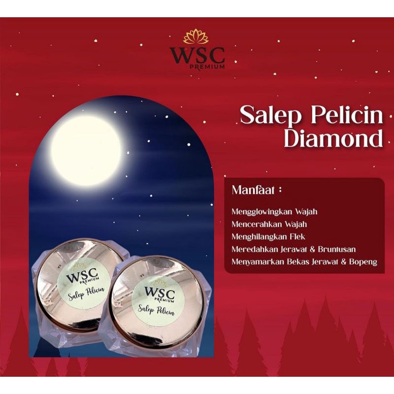 SALEP PELICIN DIAMOND WSC ORGANIC SKINCARE