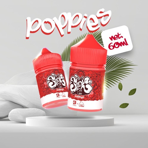 Slank V1 Poppies 60ML by Vape Zoo x Slank - Liquid Slank Poppies