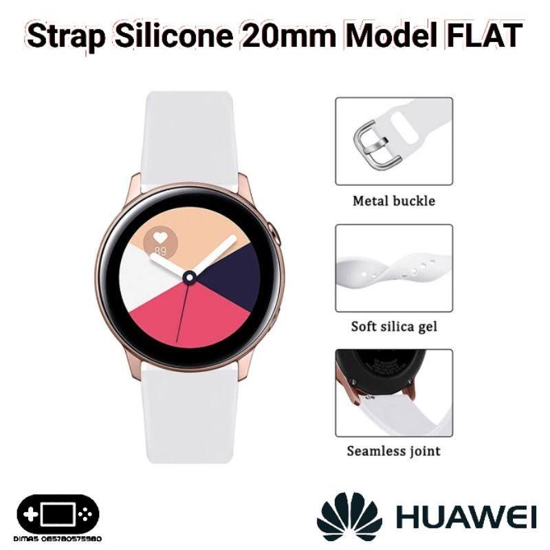 Strap Huawei Watch GT 3 42mm GT 2 GT3 GT2 42 mm Tali Soft Silicone Rubber Silikon