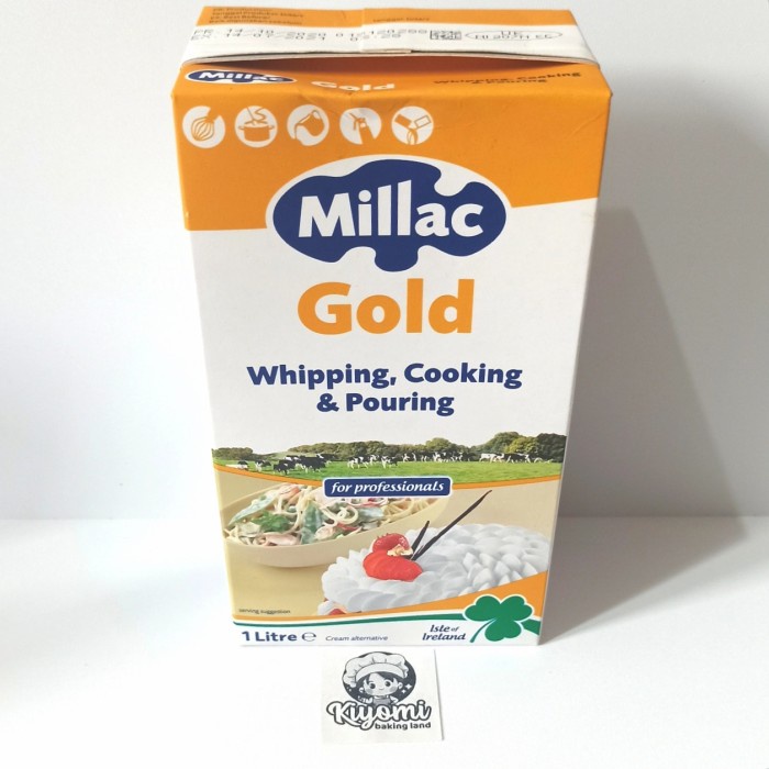 

MILLAC GOLD WHIPPING CREAM NON DAIRY COOKING KRIM POURING 1 LITER