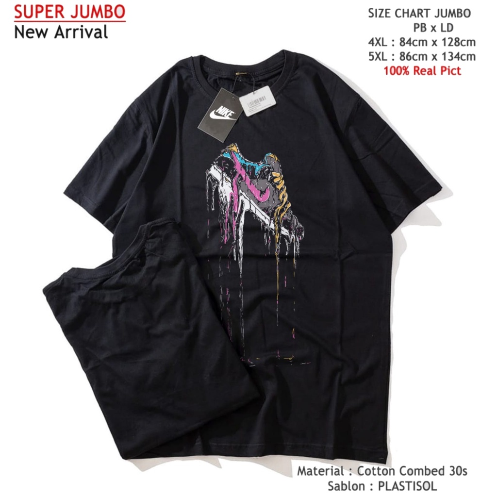 Kaos pria JUMBO BIG SIZE Pria Distro XXXXL XXXXXL ABSTRACT