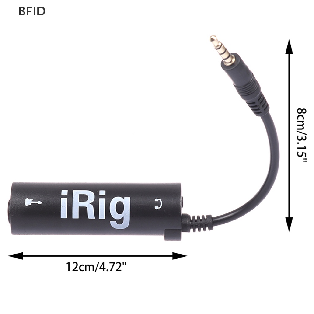 [BFID] Untuk Irig Efek Gitar Ganti Gitar Dengan Telepon Konverter Antarmuka Gitar [ID]