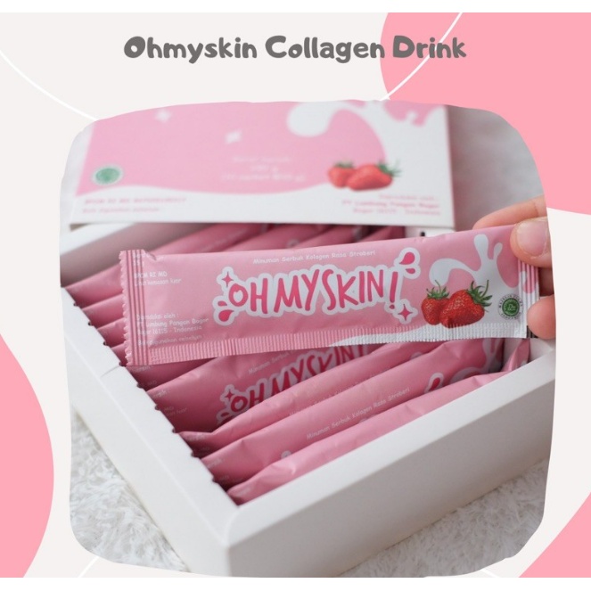 OH MY SKIN ! Collagen Drink Minuman Collagen Pemutih Badan Dan Glowing