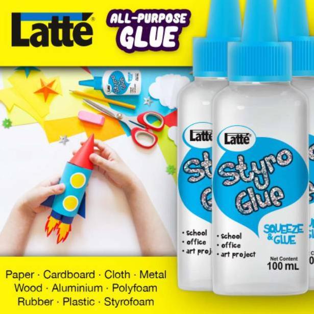 

BJ9EY Lem Latte Styro Glue / UHU / 100ml / Twist 71