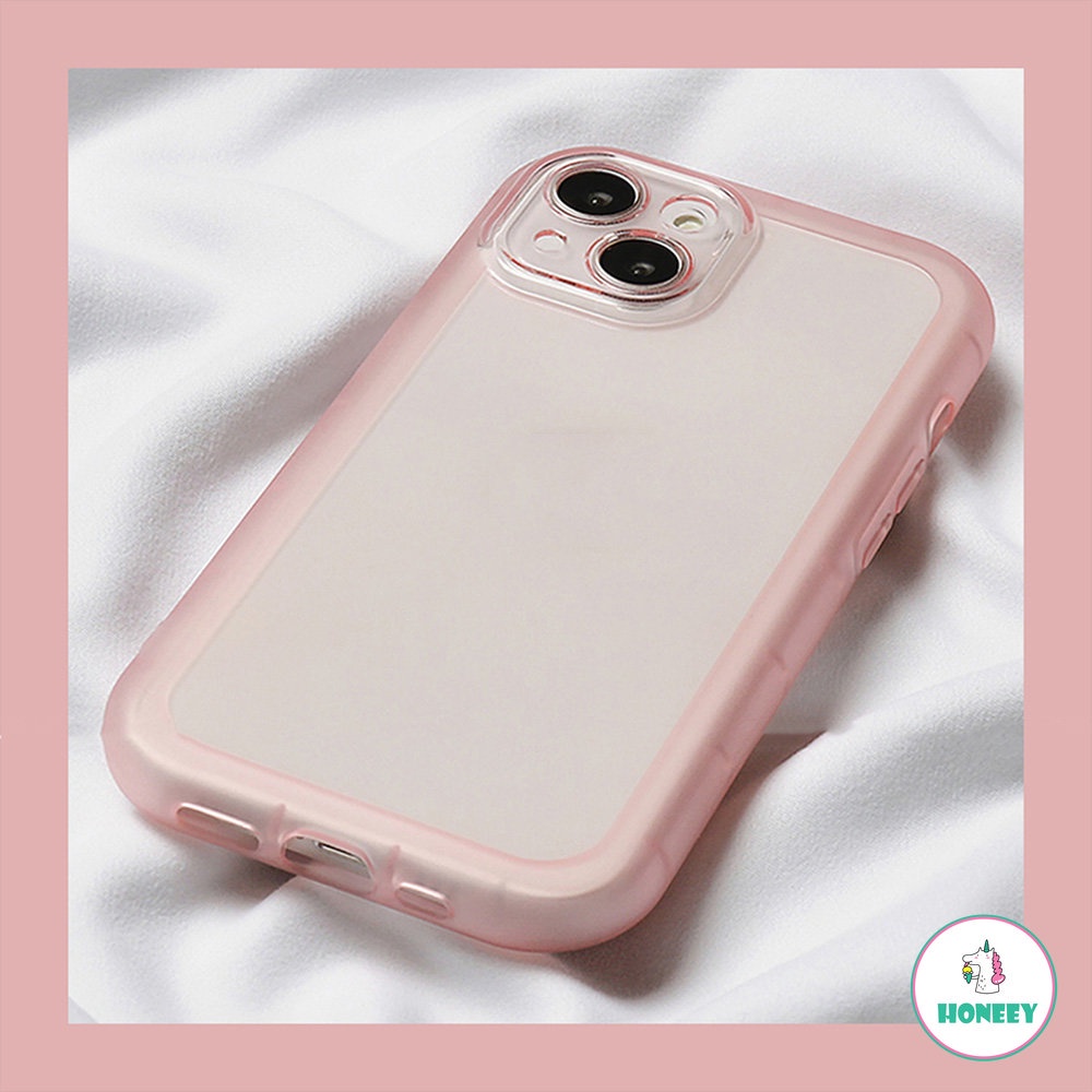 Soft Case TPU Matte Kristal Tahan Debu Untuk IPhone 14 13 12 11 Pro Max X XR 8 7 Plus