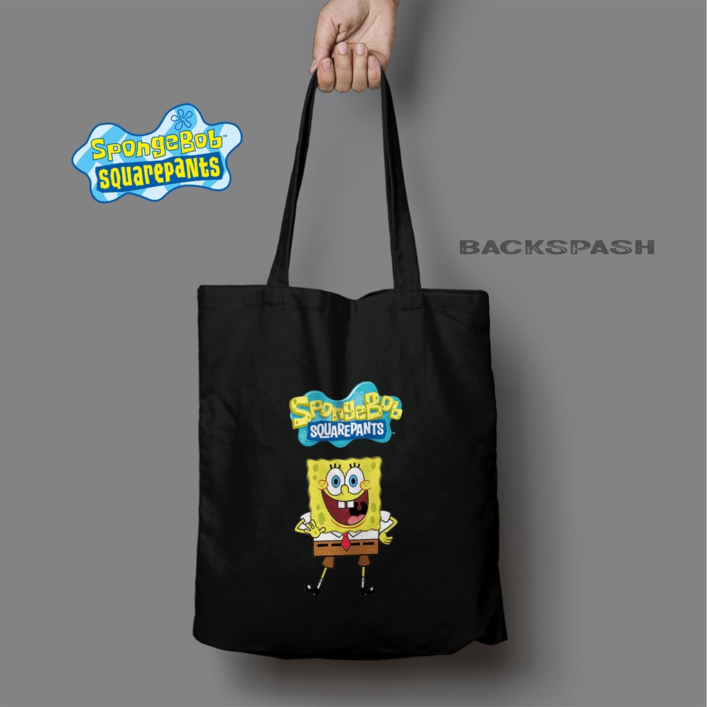 TOTEBAG SPONGEBOB PATRICK LUCU BISA CUSTOM