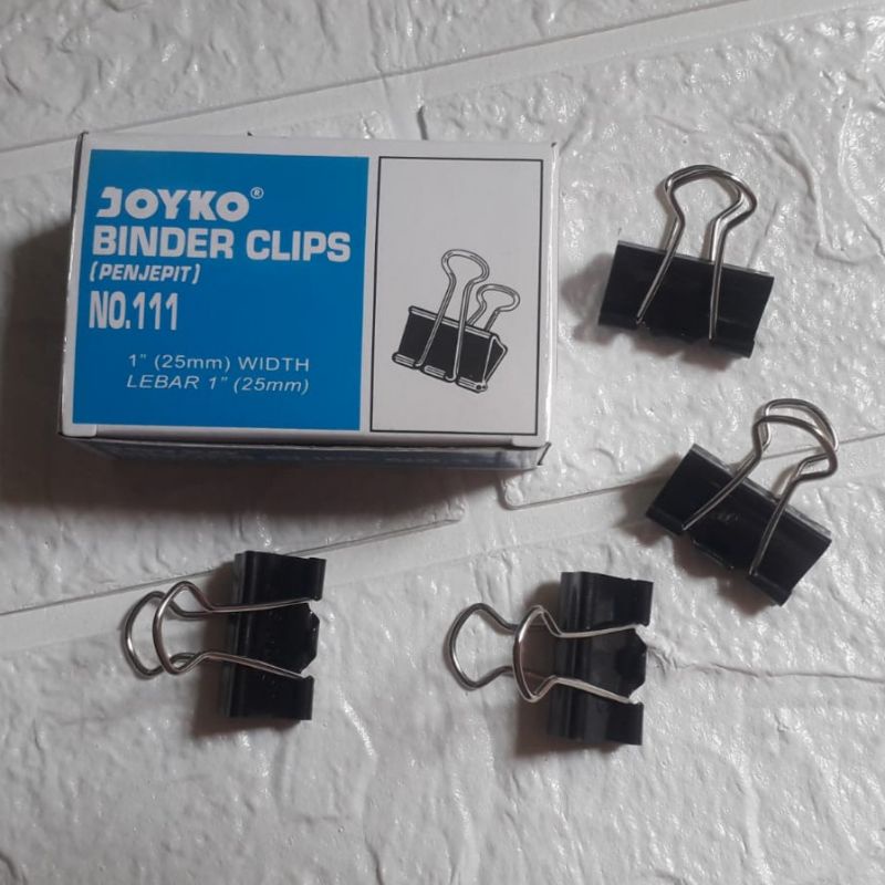 

Binder Clips Joyko No 111 | Binder klip ukuran 1 Inch