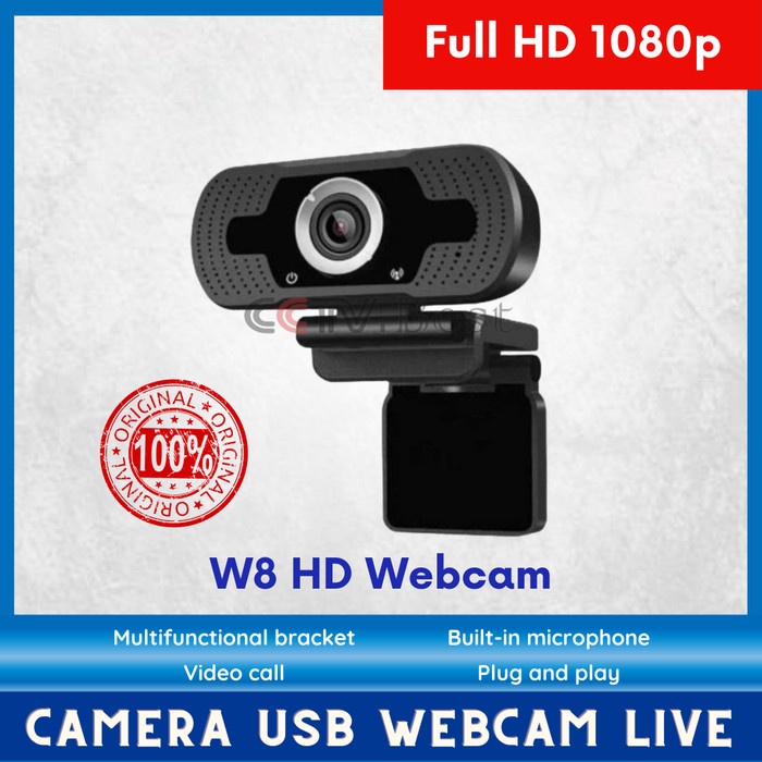 Webcam Webcam Zoom Full Hd 1080P Pc Laptop Camera Usb Web Cammeeting Live