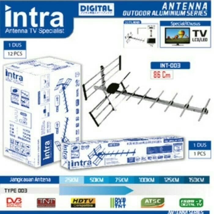 Antena Intra 003 Antena Digital Int-003 Top Antena Specialis Tv