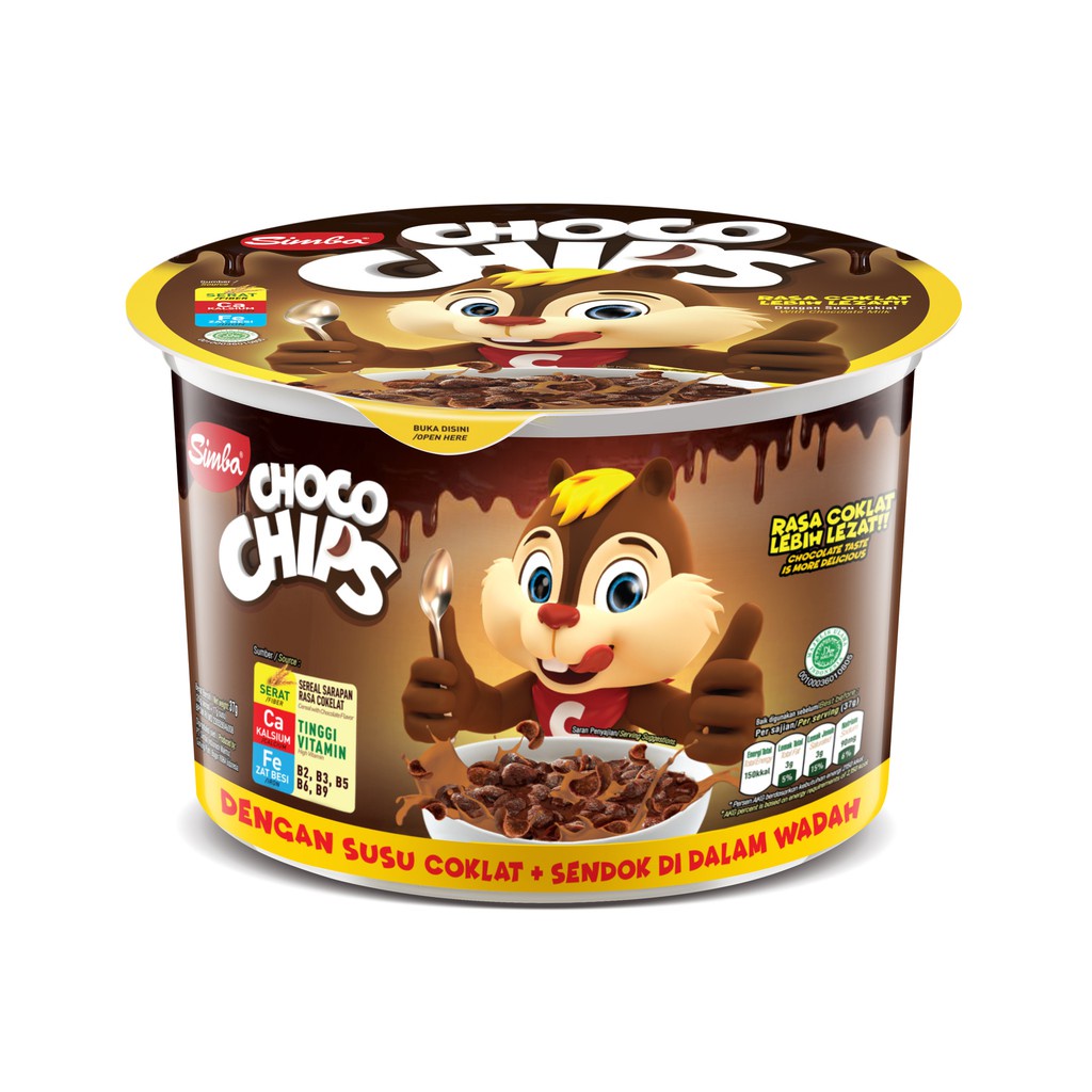 

SIMBA Cereal Choco Chips Cup 34 gr