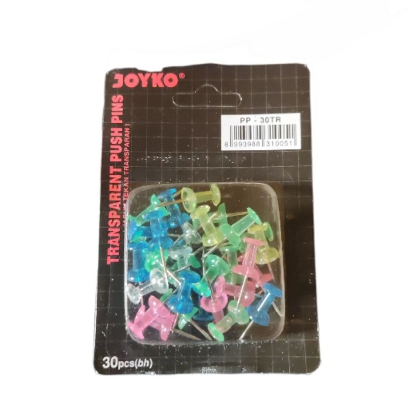 

TRANSPARENT PUSH PINS MERK JOYKO