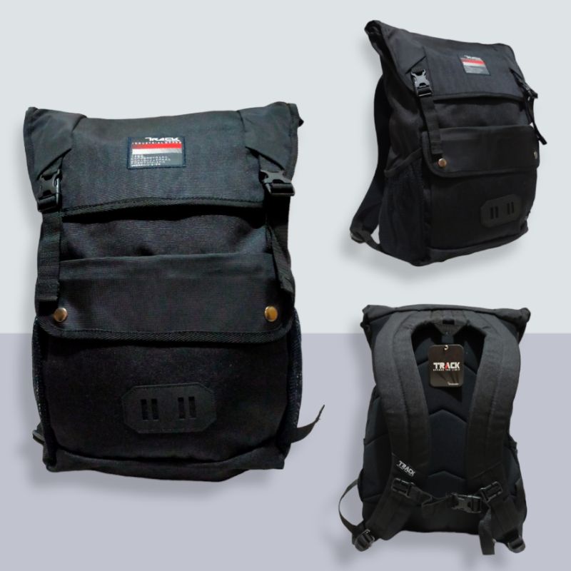 Tas ransel laptop vintage - daypack - backpack - Track by Tracker 79TR065  original free rain cover