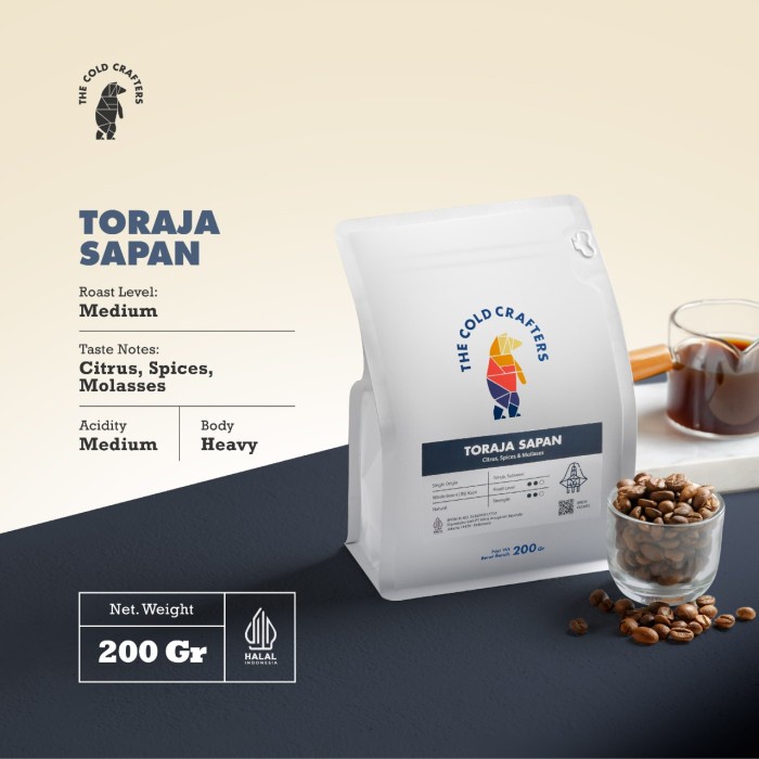 

Terlaris ✨ -Toraja Sapan Arabica Grade 1 Biji Kopi Roasted Beans - BIJI KOPI, 100 gram- 2.1.23