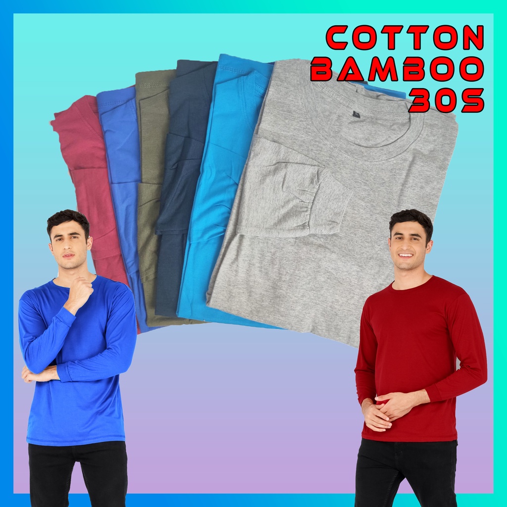 LOCO - KAOS PANJANG COTTON BAMBOO [COTTON BAMBOO LONGSLEEVE]