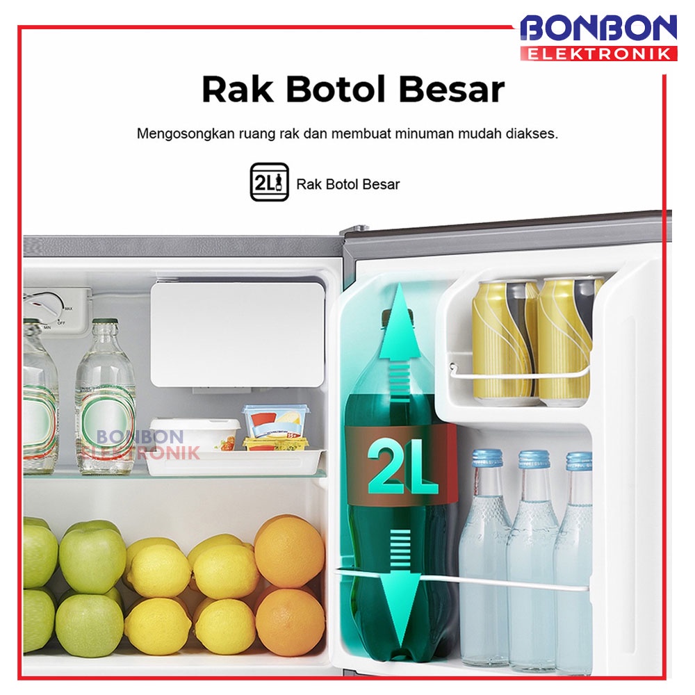 [GOSEND/GRAB] Hisense Kulkas Mini Portable 58L RR58D4IGN Minibar /RR58