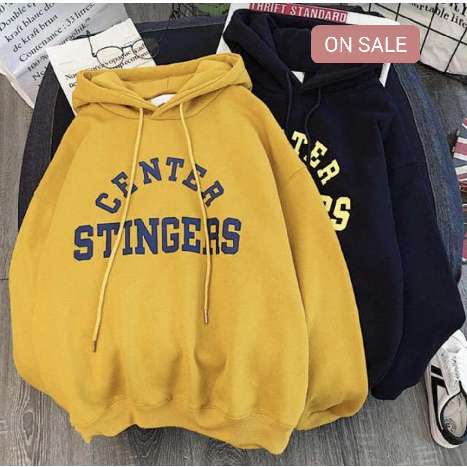 CENTER STINGER Sweater Hoodie Trendy II CENTER STINGER Jumper Hoodie II Sweter Oblong Topi Sz M - XL Anak &amp; Dewasa ( Pria &amp; Wanita )