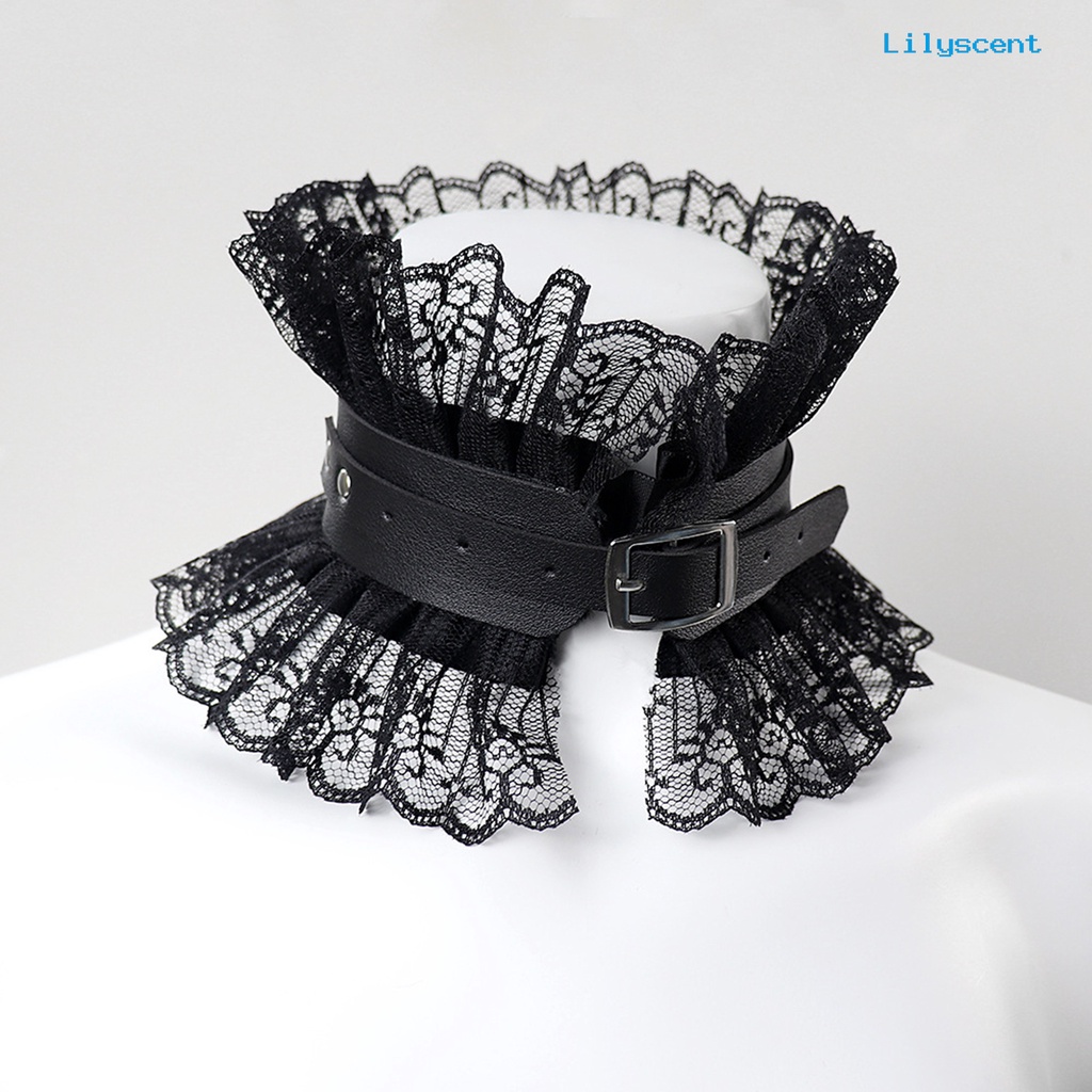 Ls Kalung Choker Gotik Renda Lolita Dingin Berlebihan Putri Kerah Kostum Cosplay