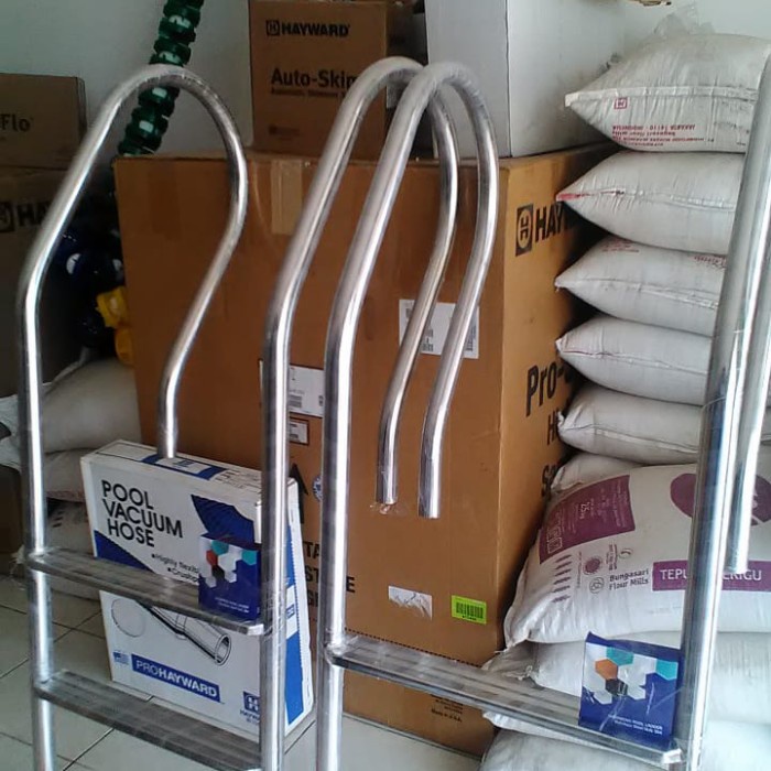 tangga kolam renang 3 step stainless