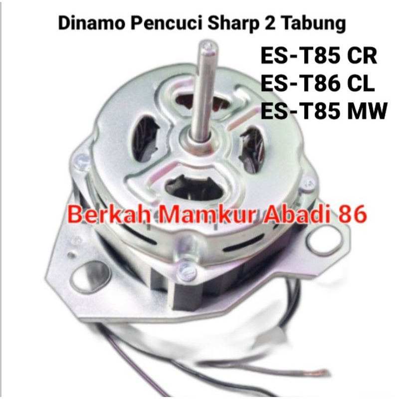 Dinamo Mesin Cuci Sharp ES-T85CR ES-T86CL ES-T85MW Dinamo Wash / Pencuci Sharp