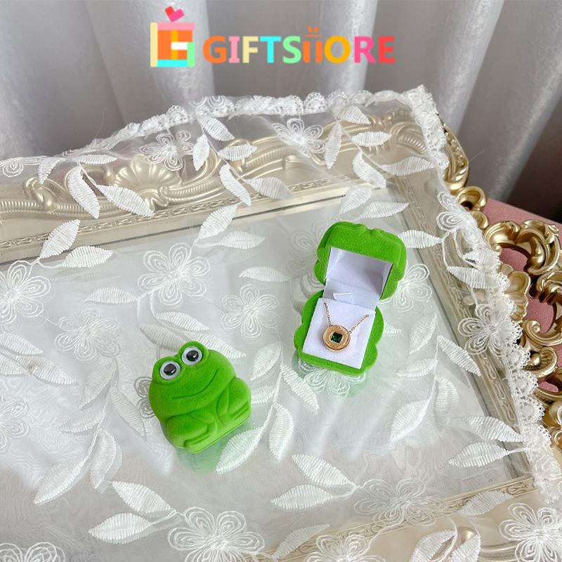 ✨COD  Cincin Kartun Kotak Lembut Fashion Korea Berkelompok Kreatif  Lucu Perhiasan Hadiah-GS