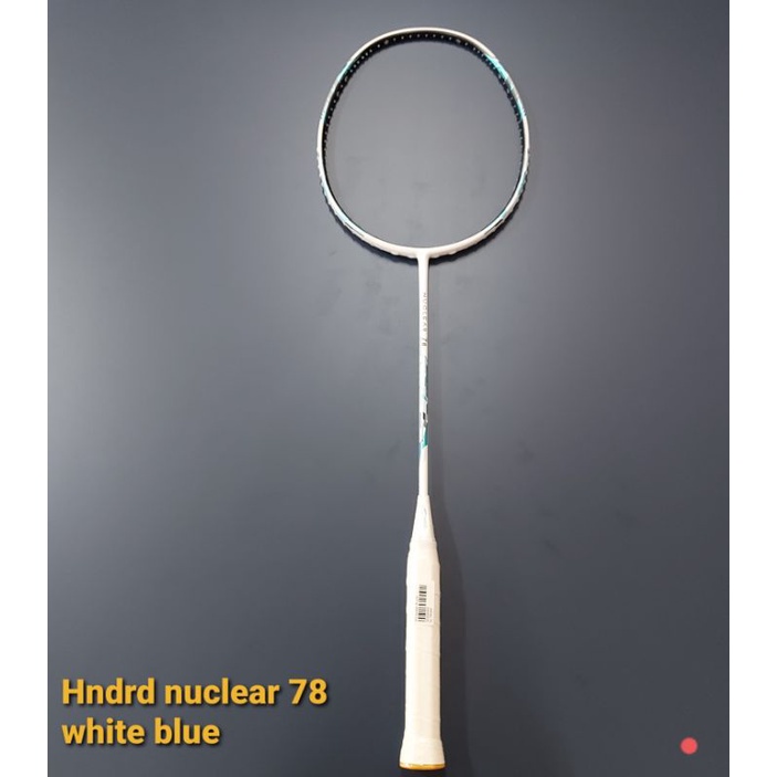 RAKET BADMINTON HNDRD NUCLEAR 78 WHITE BLUE ORIGINAL