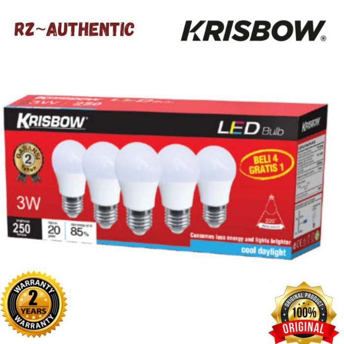 Jual Krisbow Lampu Led Set Isi Krisbow Lampu Bohlam Led Set Ekonomis