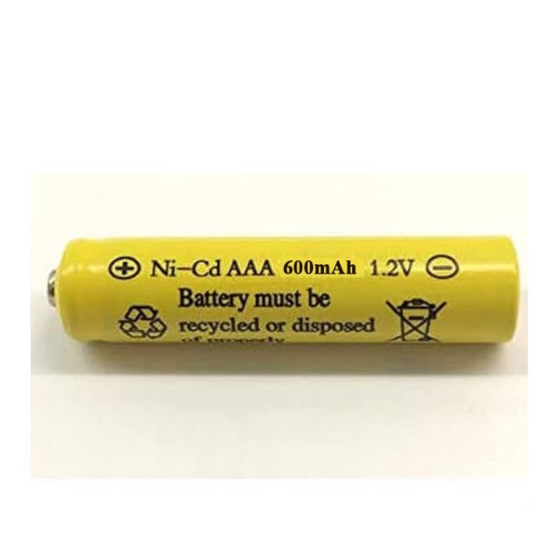 Battery Baterai AAA Ni-Cd Batrai isi ulang A3 600 mAh Baterai Remote Telephone mainan bisa di cas