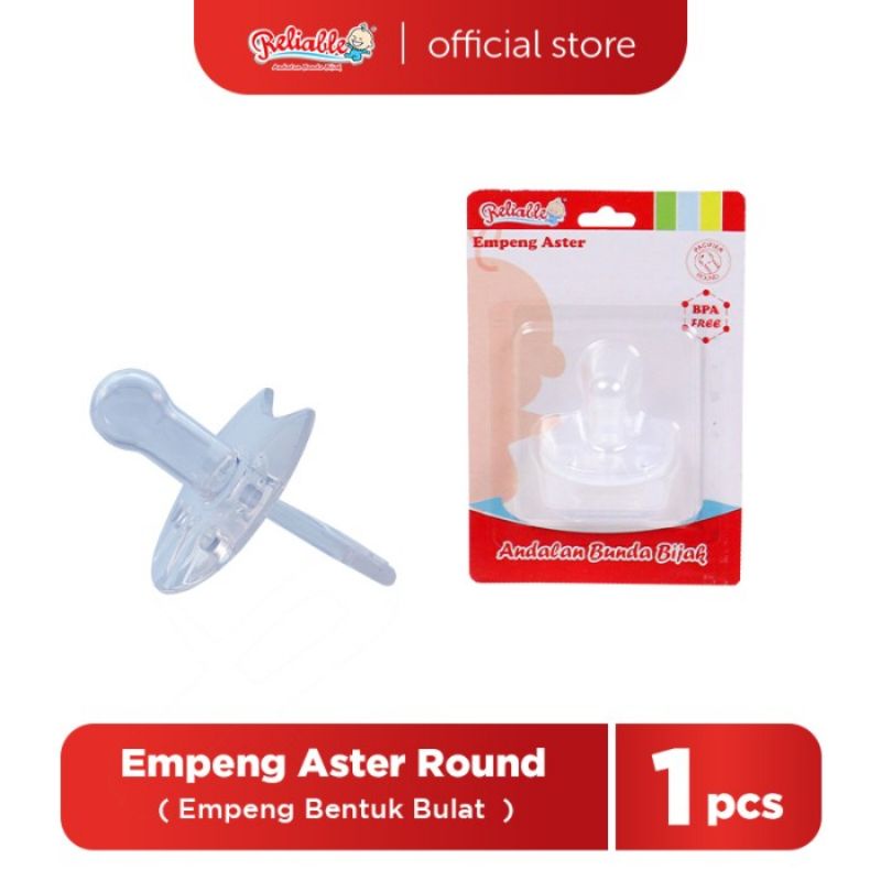 Empeng silicon bayi Gepeng dan Empeng Aster Bulat / Empeng Tulip Reliable / Empeng Aster