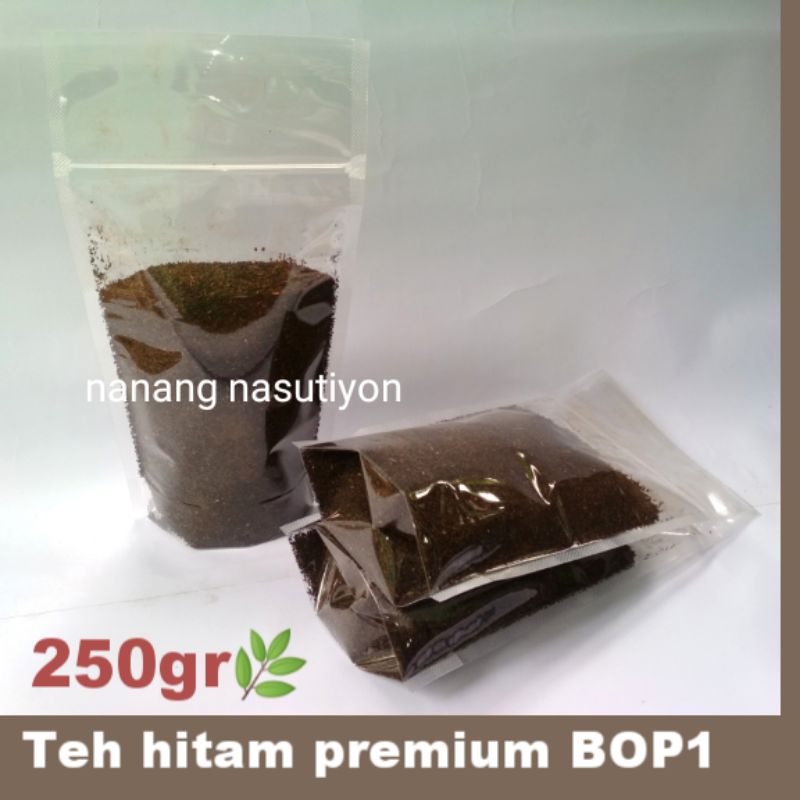 

Black tea teh hitam bubuk premium bop1 teh tarik tambi wonosobo netto 250gram