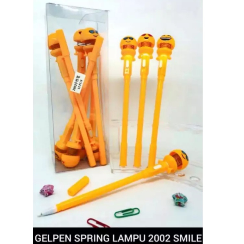 

GEL PEN SPRING LAMPU / PEN GEL PER LAMPU KARAKTER KARTUN SMILE. MURAH HARGA PROMO