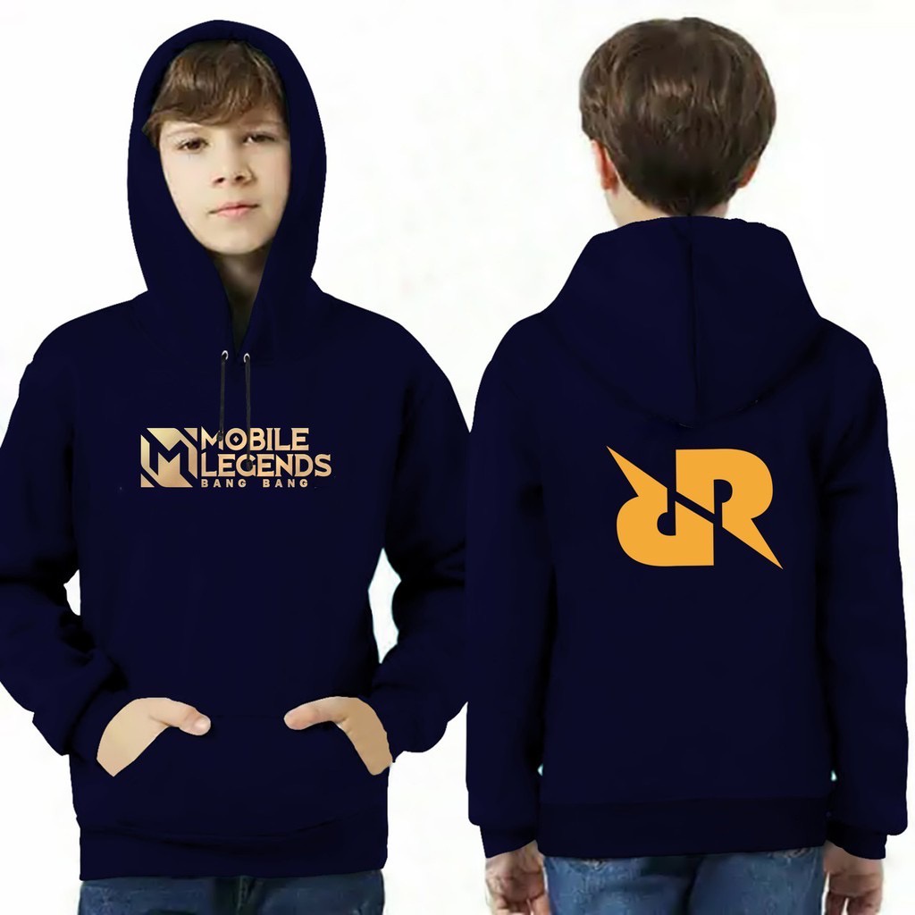 MOBILE LEGEND RRQ Jaket Hoodie Anak Viral Bahan Fleece II Jumper Hoodie Anak  MOBILE LEGEND RRQ II Sz M - XL ( Laki Laki &amp; Peremepuan )