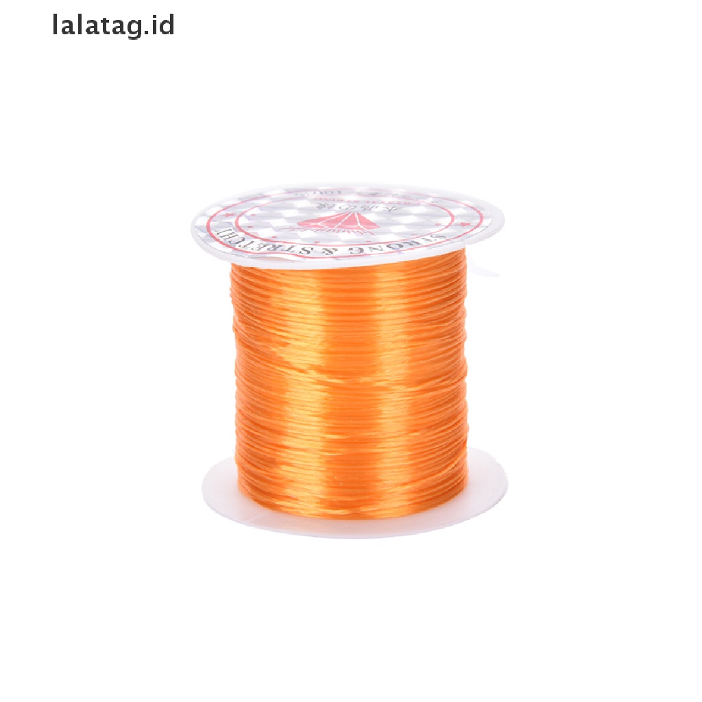 [lalatag] 10m Tali Elastis Stretch Kuat Wire rope Gelang Kalung String Manik 0.5mm, [ID]