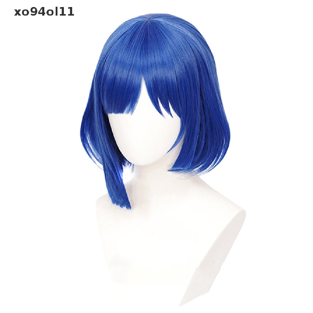 Wig XO Anime Bocchi The Rock Cosplay Gotou Hitori Cosplay Blue Rock Panjang 30cm OL