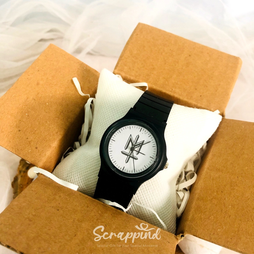 Jam Tangan Cowok Cewek Custom Jam Tangan Maternal EXO BTS The Beatles Jam Tangan Couple Jam Tangan P