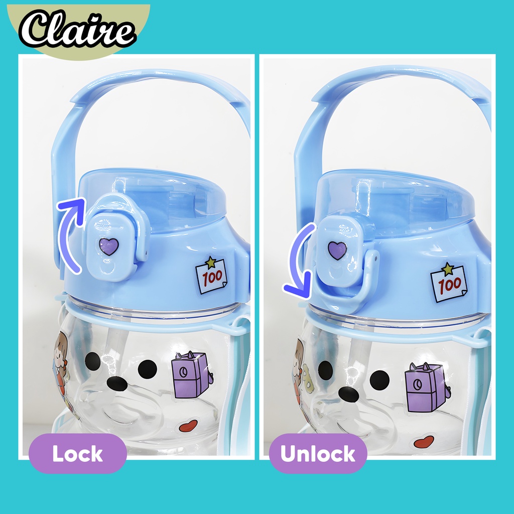 BOTOL BONEKA POLOS 1,1Liter / BOTOL MINUM POLOS BONEKA / BOTOL VIRAL TERMURAH 1100ML